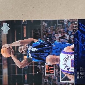 Michael Finley Upper Deck Dallas Mavericks Basketball Card - Vintage Collectible